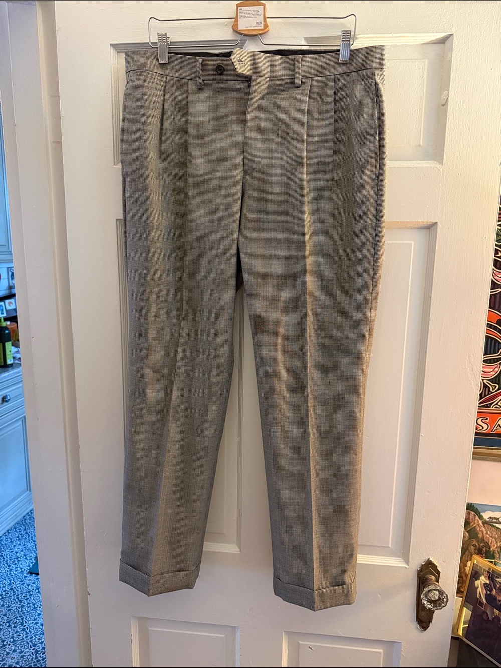 Ralph Lauren Light Gray Pleated Dress Pants